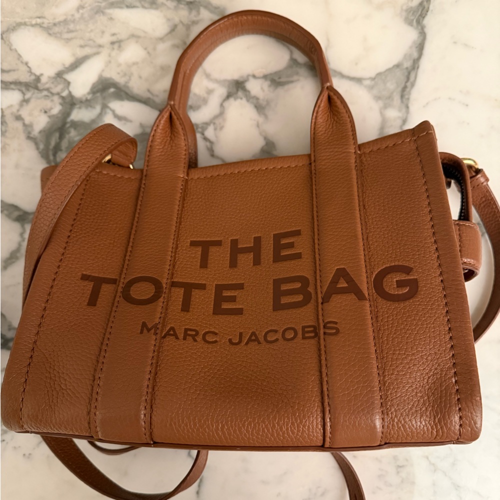 Marc Jacobs Brown Leather Tote